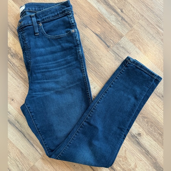 MADEWELL 10-Inch Women’s High Rise Skinny Jeans in Hayes Wash Sz 31 - Picture 8 of 9